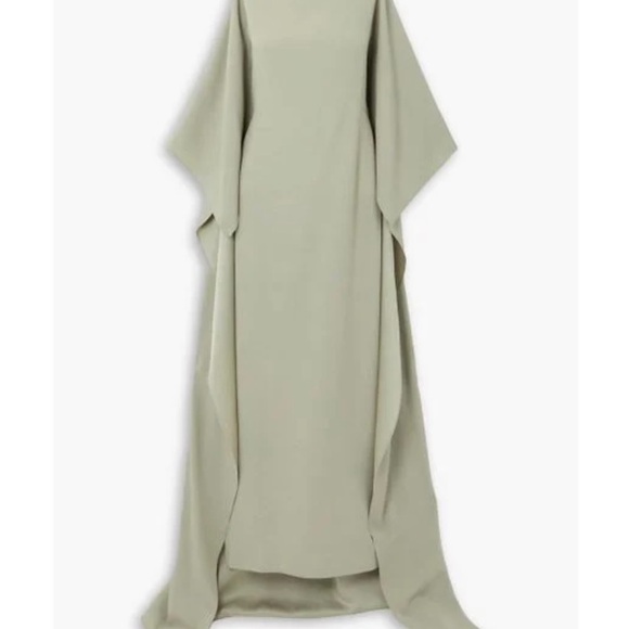 Taller Marmo
Women's Green leggera Cape-effect Crepe Gown - Picture 4 of 9